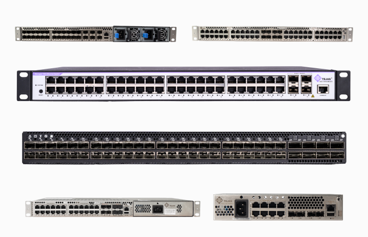 TJ1400P‑M Series L2/L3 Switch | Tejas Networks